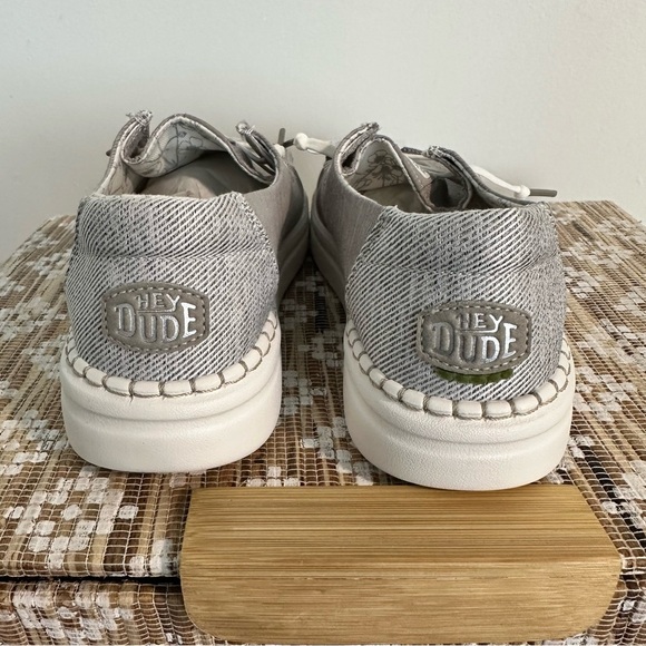 Hey Dude Wendy Rise Lunar Rock SZ W6 Grey Lightweight Travel Wear NWT NO BOX - Picture 5 of 6